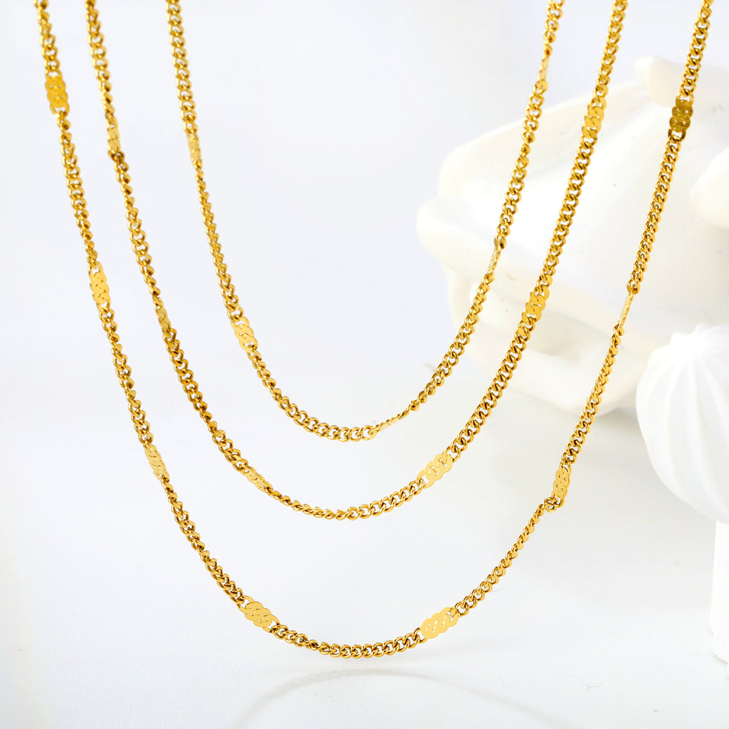 ZANORA - Triple Layered Necklace