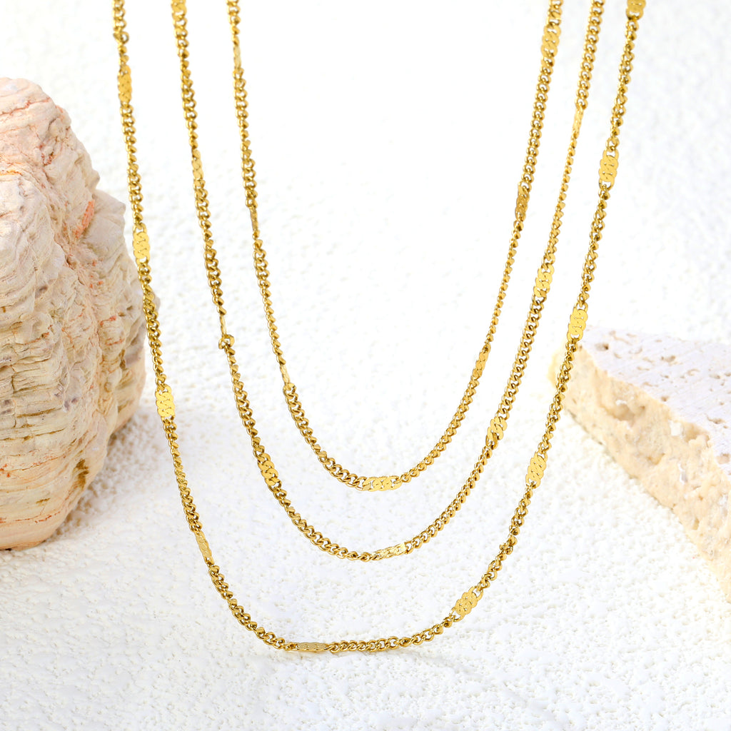 ZANORA - Triple Layered Necklace
