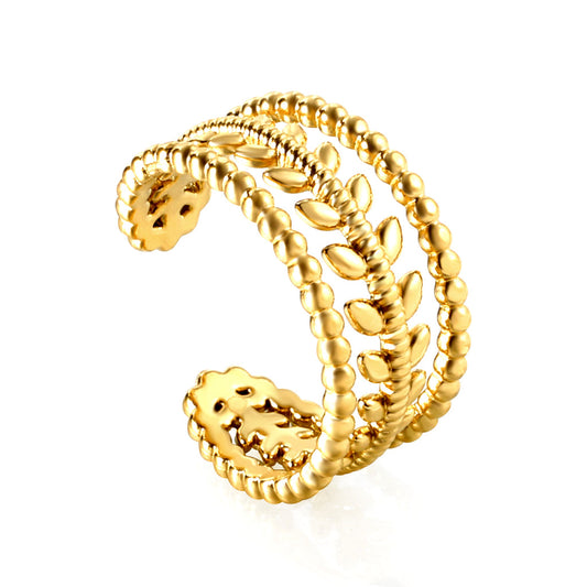 ZANORA Leafora - Adjustable Size Niche Ring