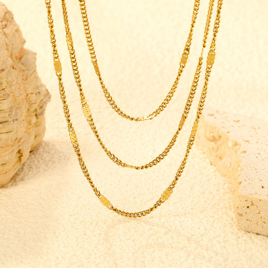 ZANORA - Triple Layered Necklace