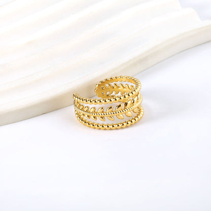 ZANORA Leafora - Adjustable Size Niche Ring