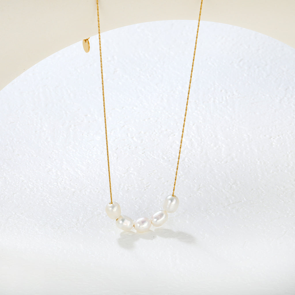ZANORA Eterna Pearl - Pearl Round Pendant Necklace