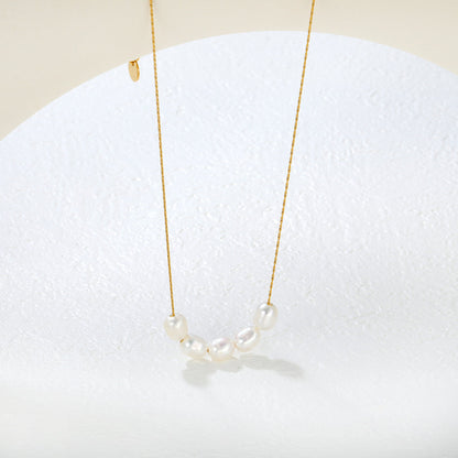 ZANORA Eterna Pearl - Pearl Round Pendant Necklace