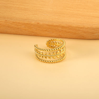 ZANORA Leafora - Adjustable Size Niche Ring