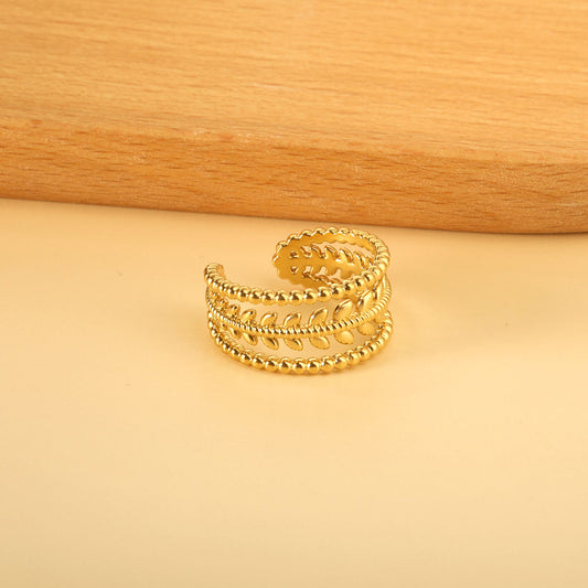ZANORA Leafora - Adjustable Size Niche Ring
