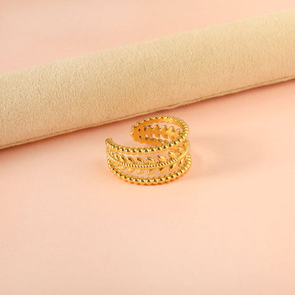 ZANORA Leafora - Adjustable Size Niche Ring