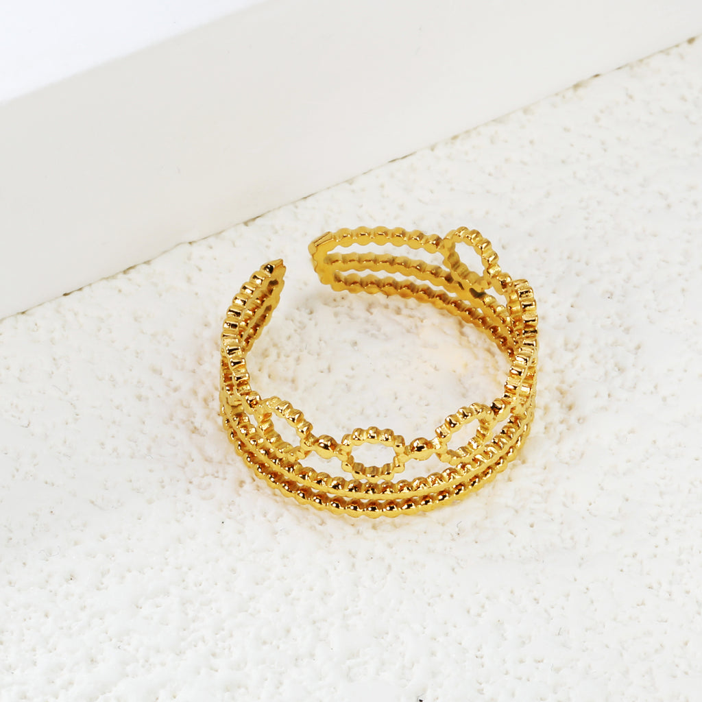 ZANORA Wispy Triple - Size Adjustable Triple Opening Ring
