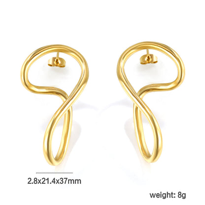 ZANORA  - Shaped Hoop Earring