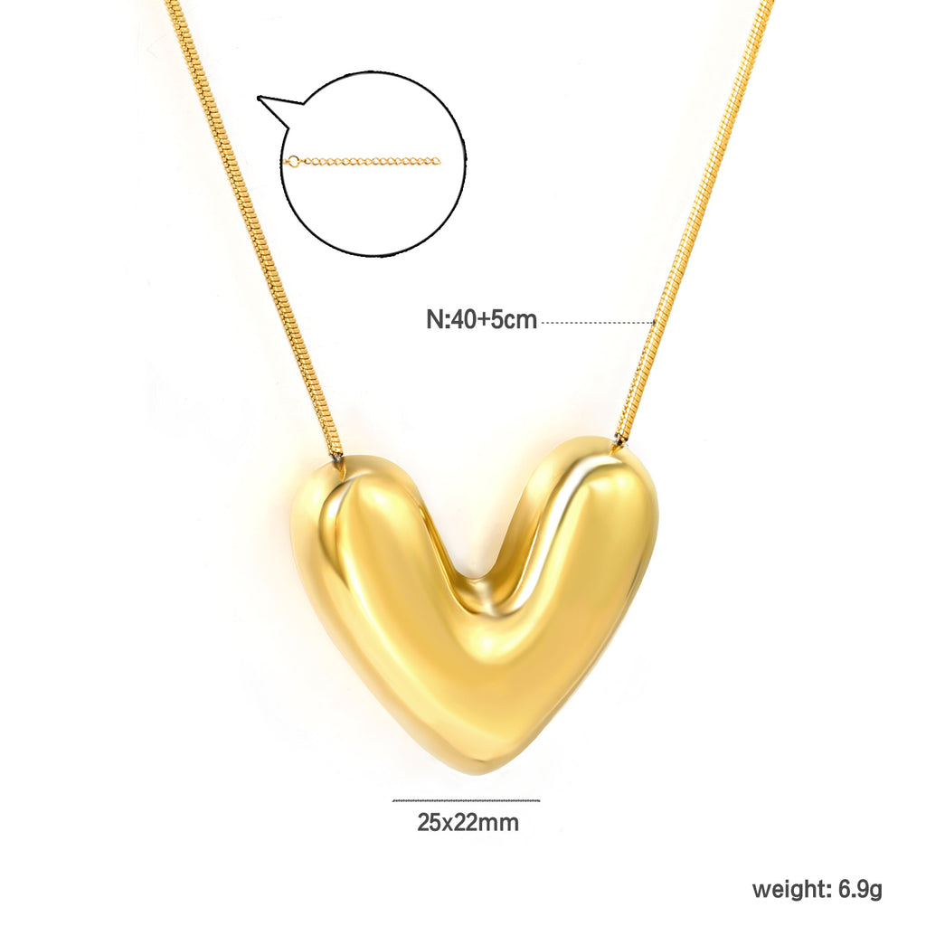 ZANORA Love Charm - Heart Pendant Necklace