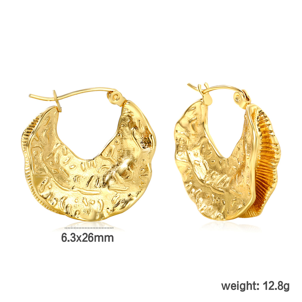 ZANORA  - Maple Leaf Cast Earring