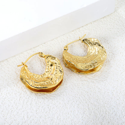 ZANORA  - Maple Leaf Cast Earring