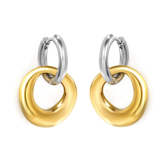 ZANORA  - Circle Shaped Hoop Earring