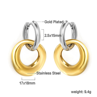 ZANORA  - Circle Shaped Hoop Earring
