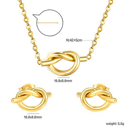 ZANORA Golden Tice - Knotting Jewelry Set