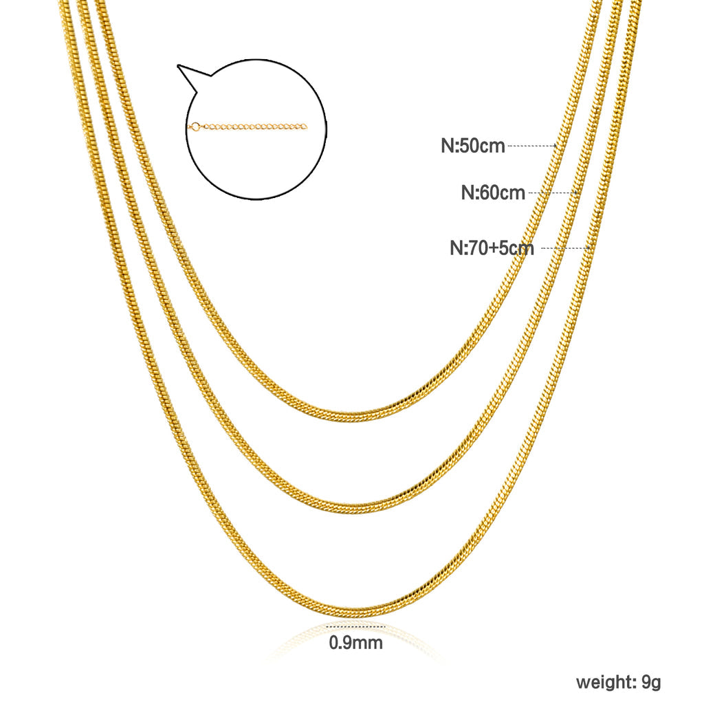 ZANORA - Round Tail Plate Necklace