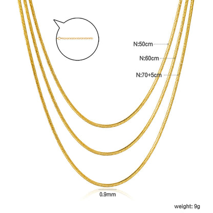 ZANORA - Round Tail Plate Necklace