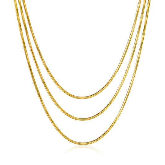 ZANORA - Round Tail Plate Necklace
