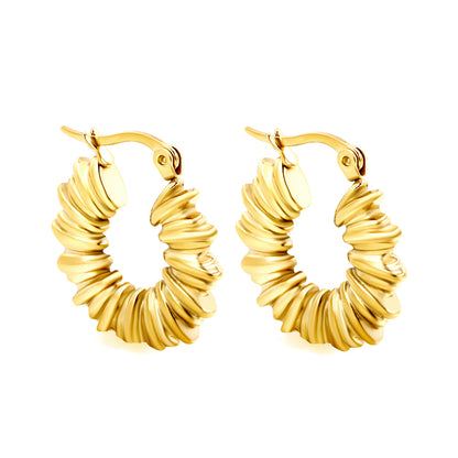 ZANORA - Circle Patterned Earring