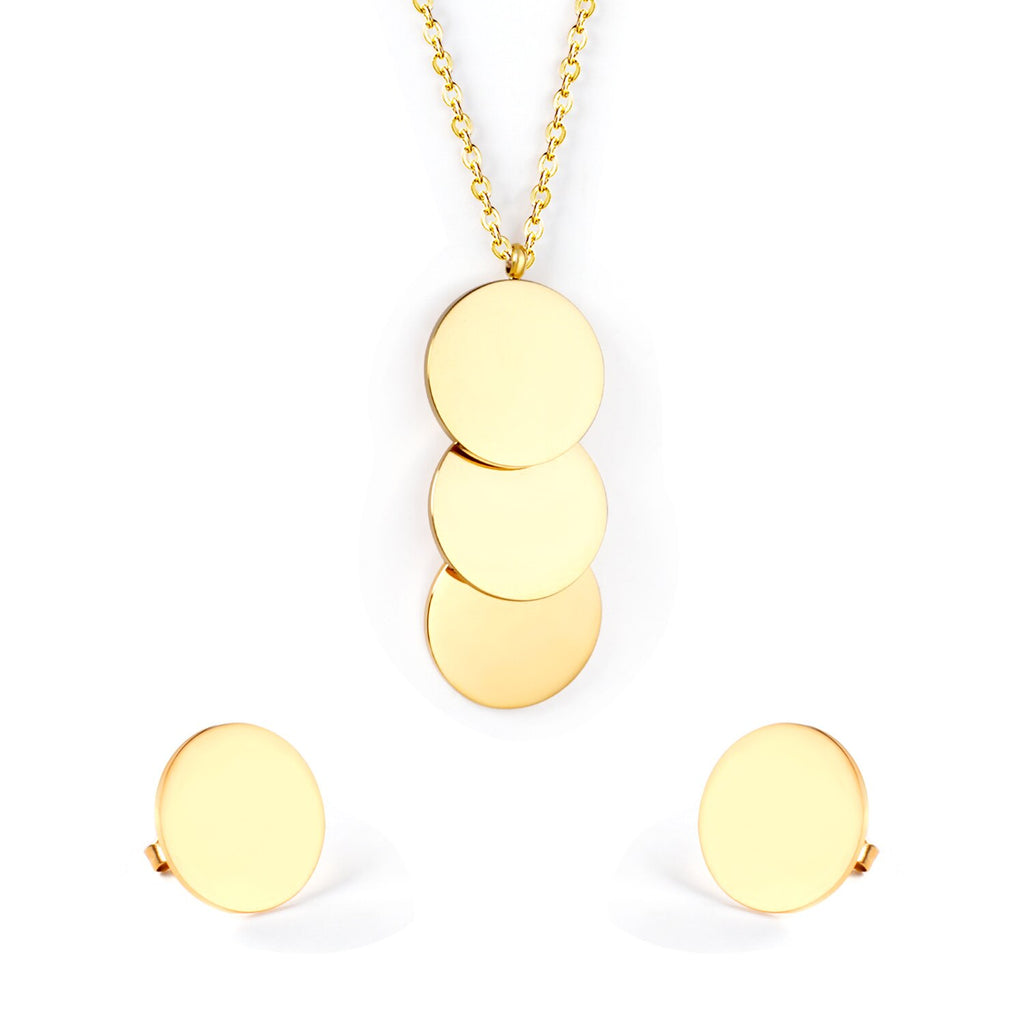 ZANORA Thula - Round Paillettes Jewelry Set