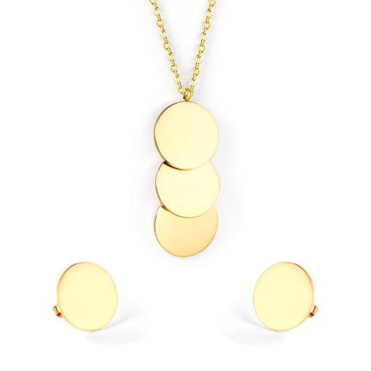 ZANORA Thula - Round Paillettes Jewelry Set