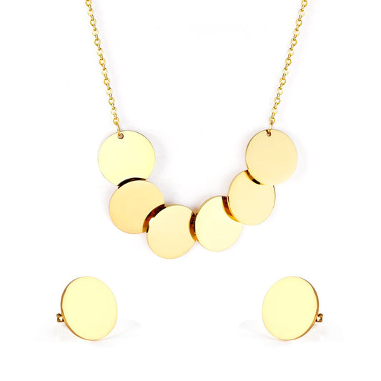 ZANORA Solstice - Round Paillettes Jewelry Set