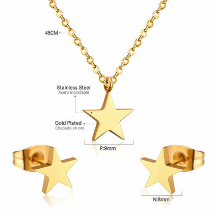 ZANORA Luminous Star - Star Shape Jewelry Set