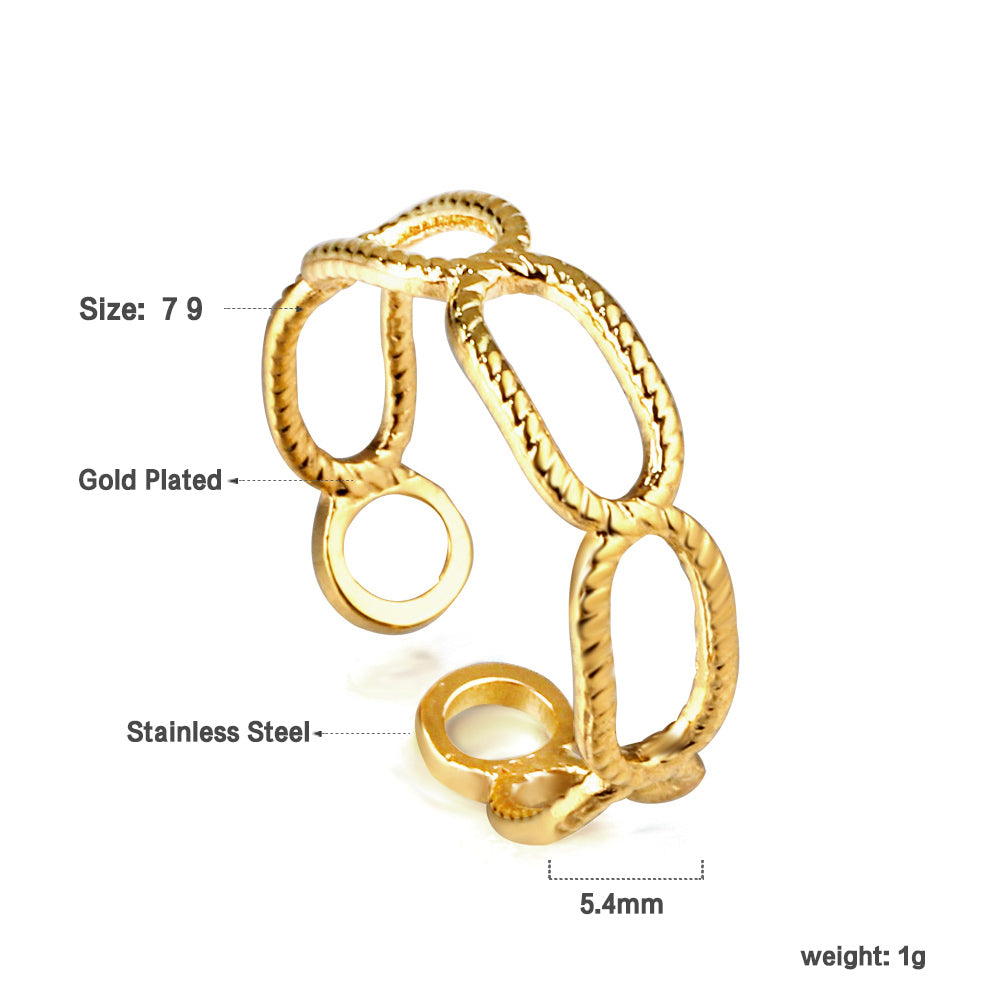 ZANORA Retro - Size Adjustable Retro Temperament Ring