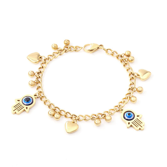 ZANORA - Blue Cat's Eye Bracelet