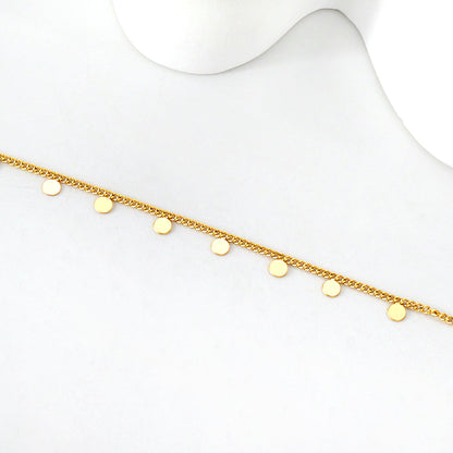 ZANORA Orba - Round Pendant Anklet