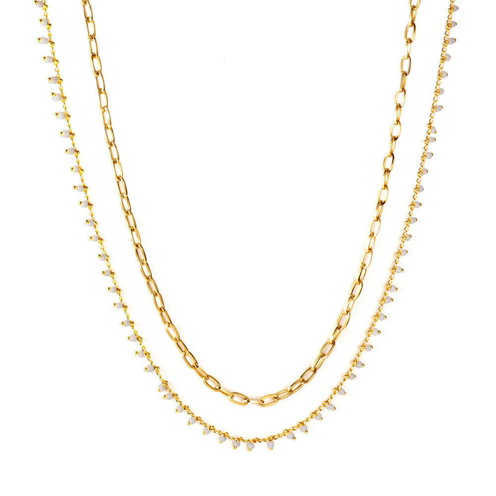ZANORA Pearl Mirage - White Bead Hip Chain