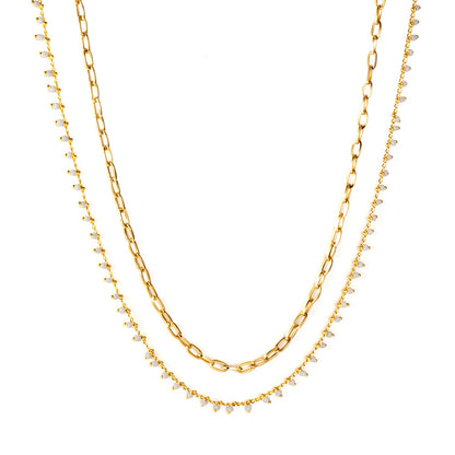 ZANORA Pearl Mirage - White Bead Hip Chain