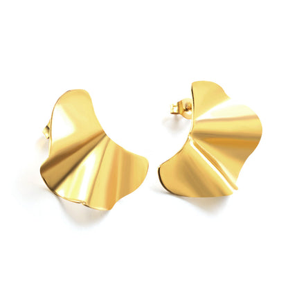 ZANORA - Half-Piece Alien Cutting Stud Earring