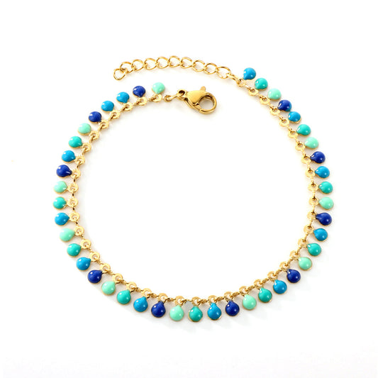 ZANORA - Round Drip Oil Bracelet