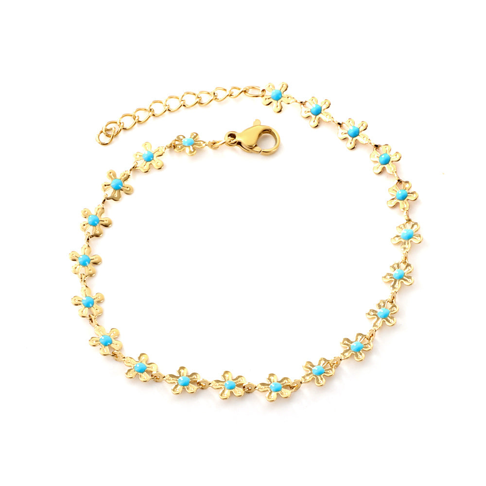 ZANORA - Peach Blossom Drip Bracelet