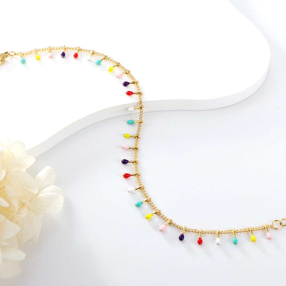 ZANORA - Mixed Color Oval Bracelet
