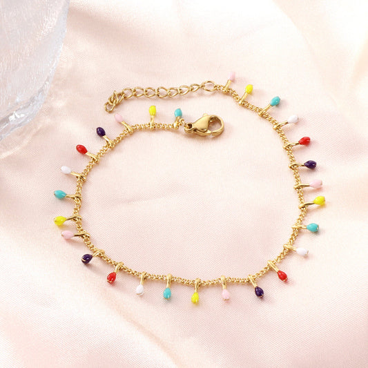ZANORA - Mixed Color Oval Bracelet