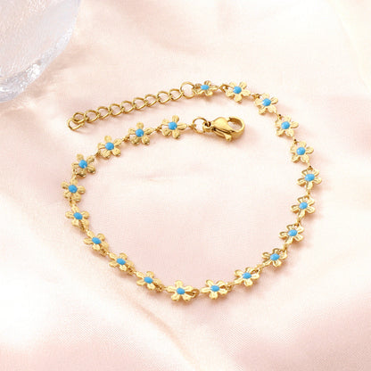ZANORA - Peach Blossom Drip Bracelet