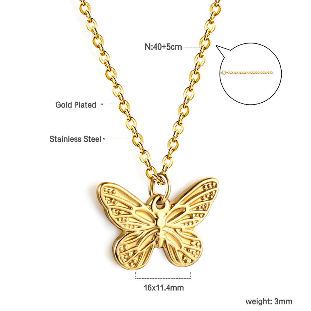 ZANORA Eterna Butterfly - Butterfly Pendant Necklace
