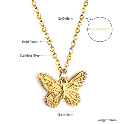 ZANORA Eterna Butterfly - Butterfly Pendant Necklace