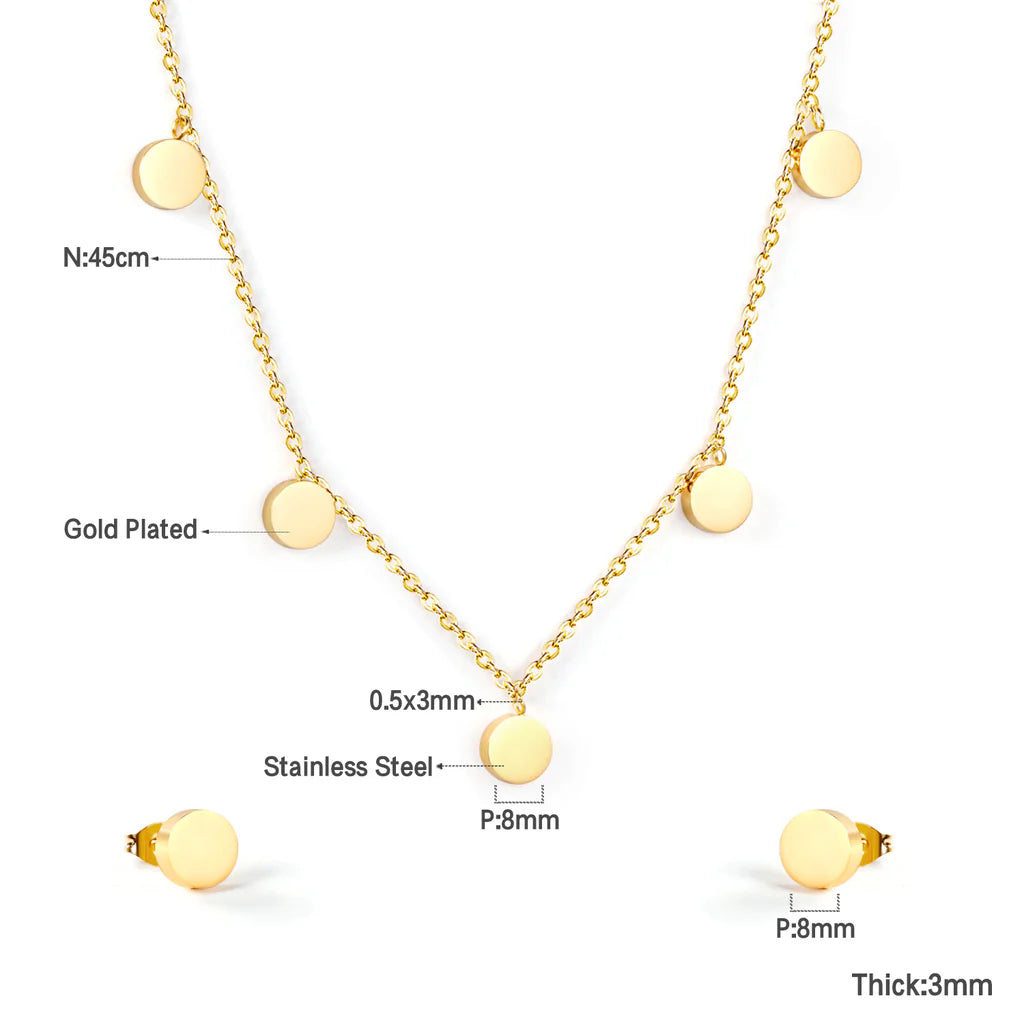ZANORA Hala - Round Jewelry Set