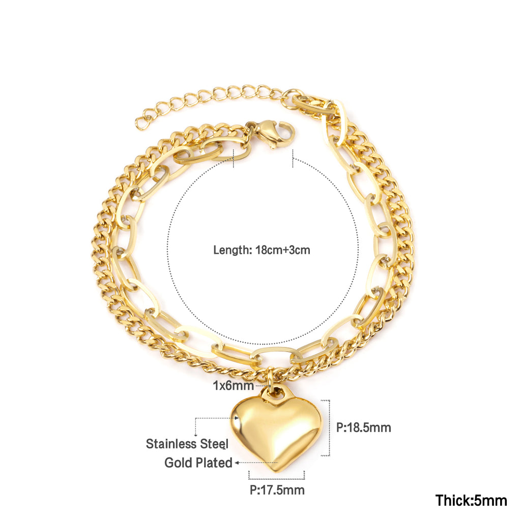 ZANORA  - Heart Bracelet