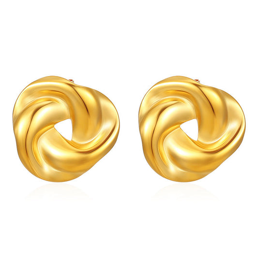 ZANORA  - Twisted Irregular Earring