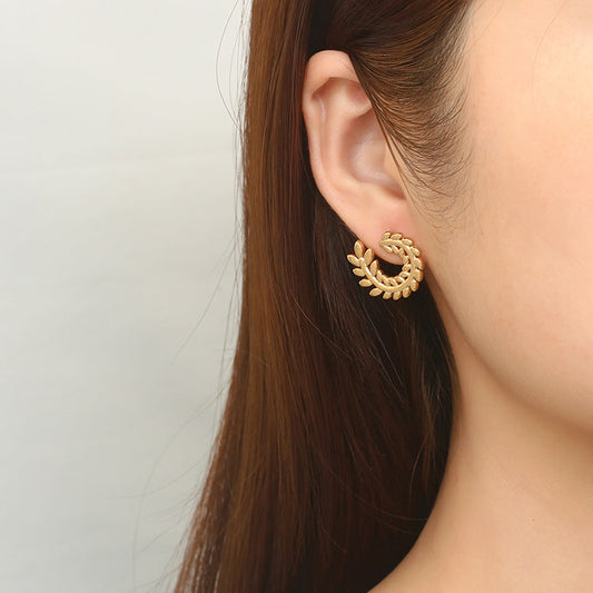 ZANORA  - Temperament Leaf Earring