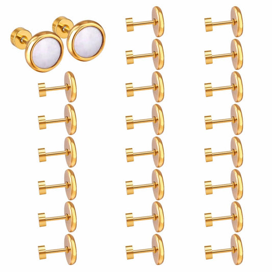 ZANORA  - Simple White Earring