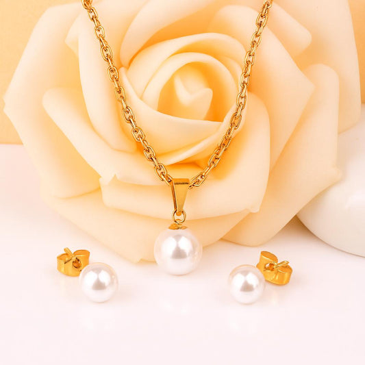 ZANORA Solea Pearl - Pearl Jewelry Set