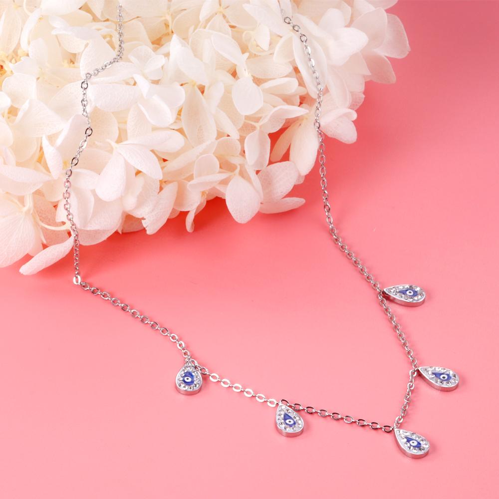 ZANORA Evil Eye Nazar - Evil Eyes Blue Charms Necklace
