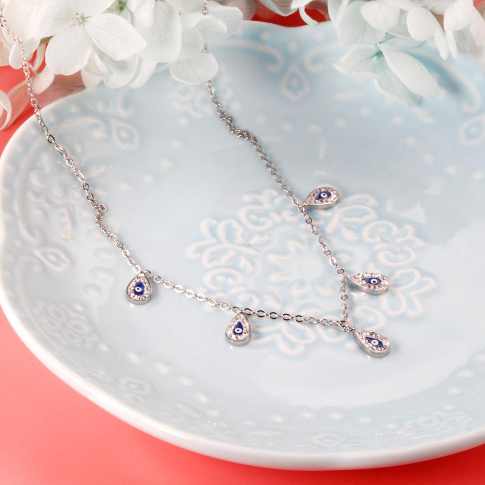 ZANORA Evil Eye Nazar - Evil Eyes Blue Charms Necklace