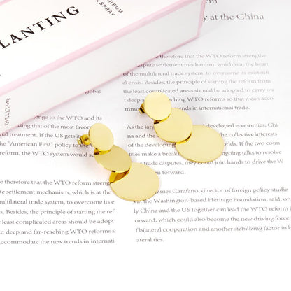 ZANORA  - Round Drop & Dangle Earring