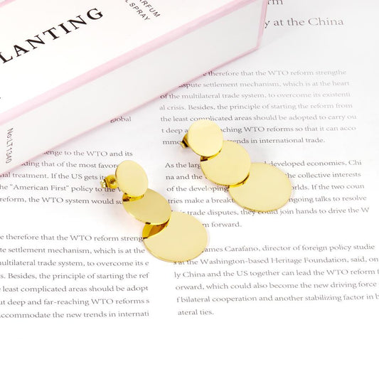 ZANORA  - Round Drop & Dangle Earring