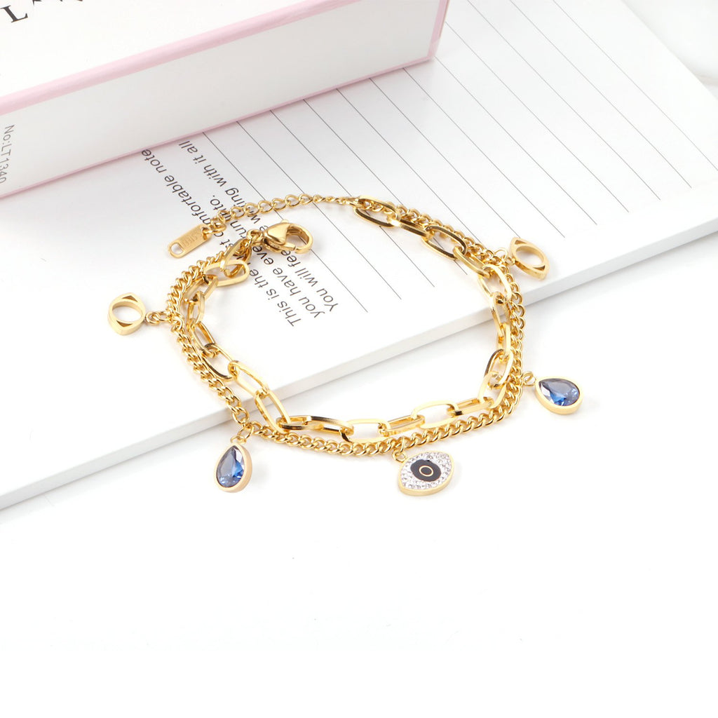 ZANORA - Blue Zircon Bracelet